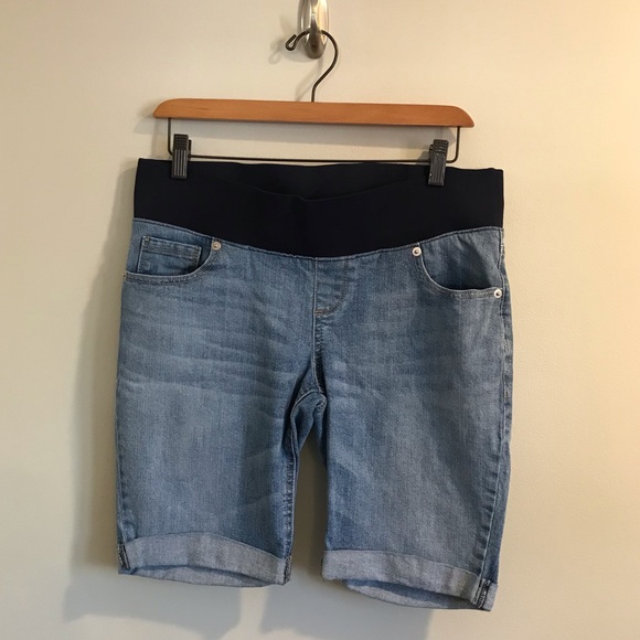 Great Expectations Pants - Great Expectations Maternity Denim Bermuda Shorts